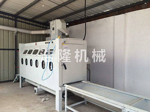 火車配件噴砂機實景圖 火車配件噴砂機實景圖